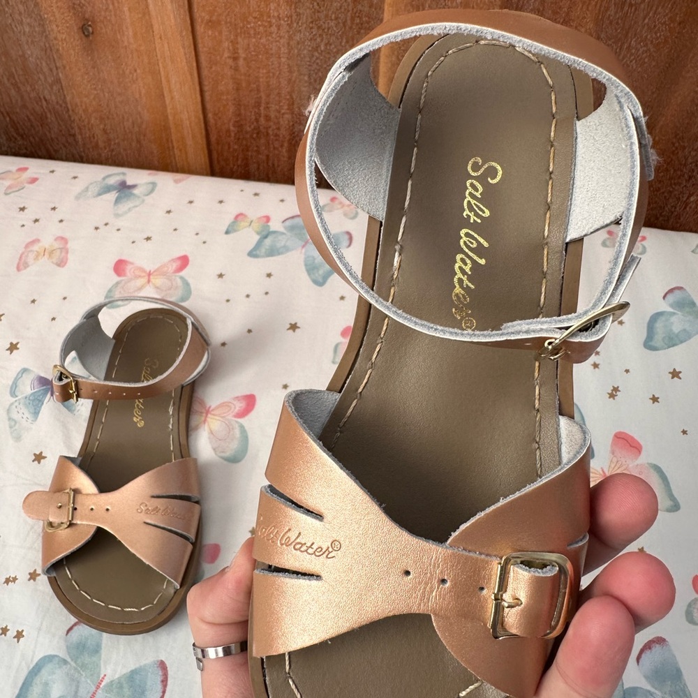 Salt Water Sandals Tan Classic Design